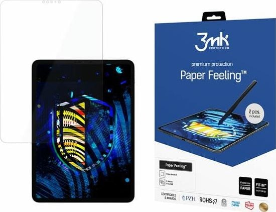Folie protectie tableta, 3mk, Paper Feeling, iPad Pro 11` 2 2020, 2 bucati, Transparent