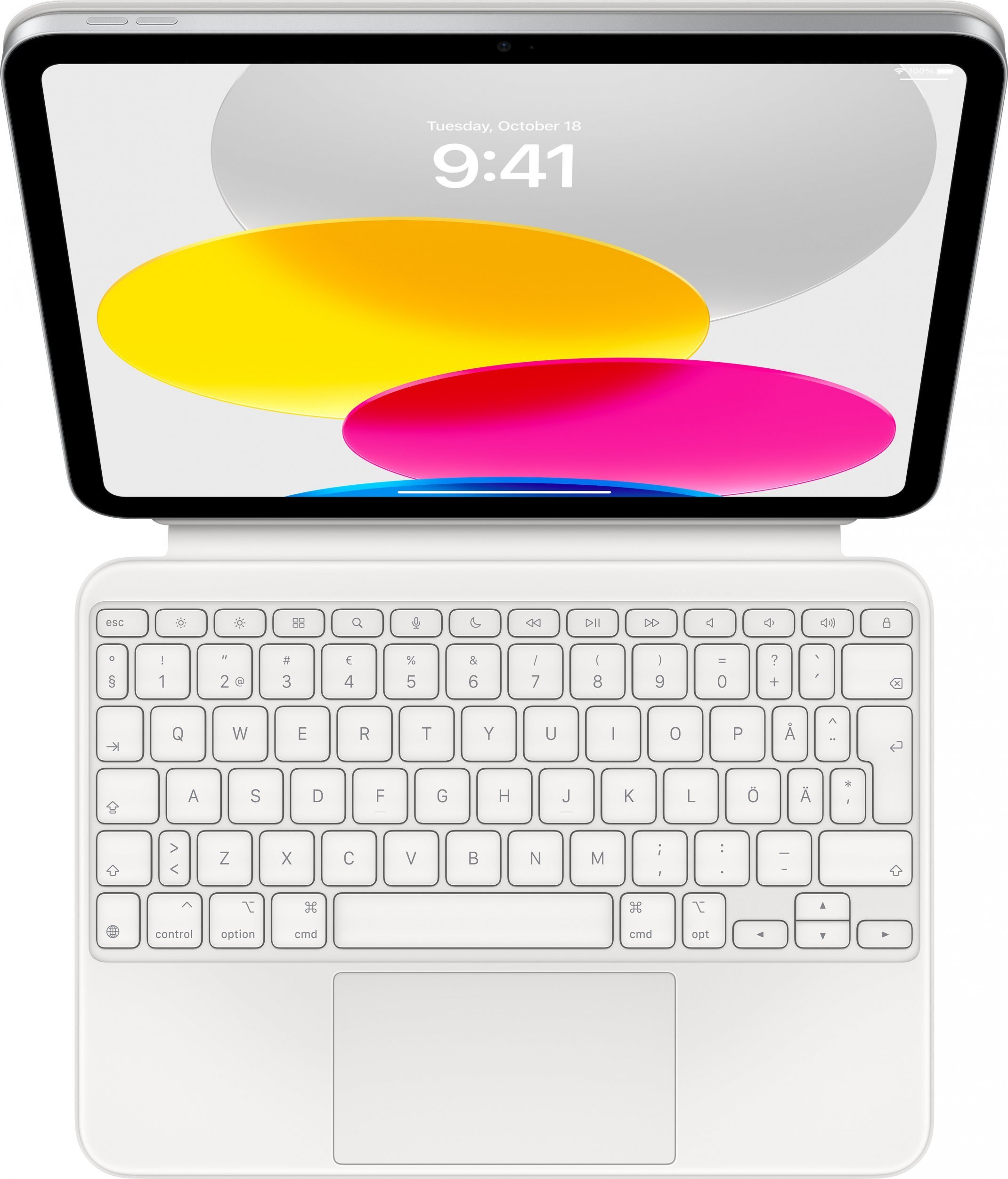 Folie de protecție Apple Magic Keyboard Folio pentru iPad (generația a 10-a) - suedeză