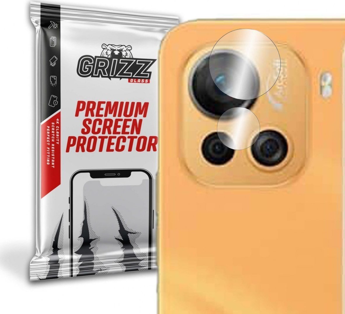 Folie de protectie camera foto, GrizzGlass HybridGlass Camera de sticla hibrida pentru lentile pentru Coolpad Cool 20 Pro 5G