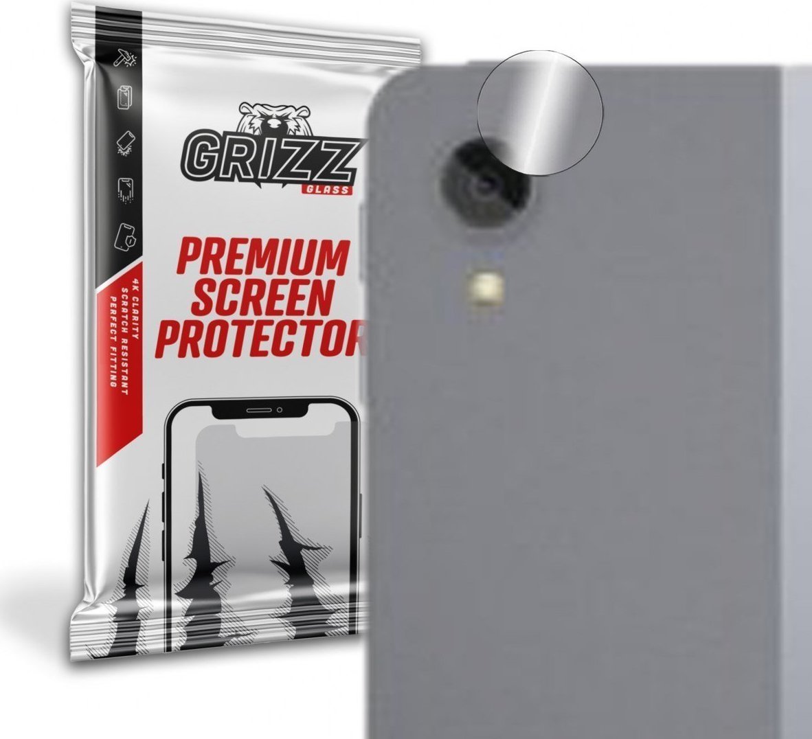 Folii protectie tablete - Folie de protectie camera foto, GrizzGlass HybridGlass Camera de sticla hibrida pentru lentile pentru Lenovo Tab P11