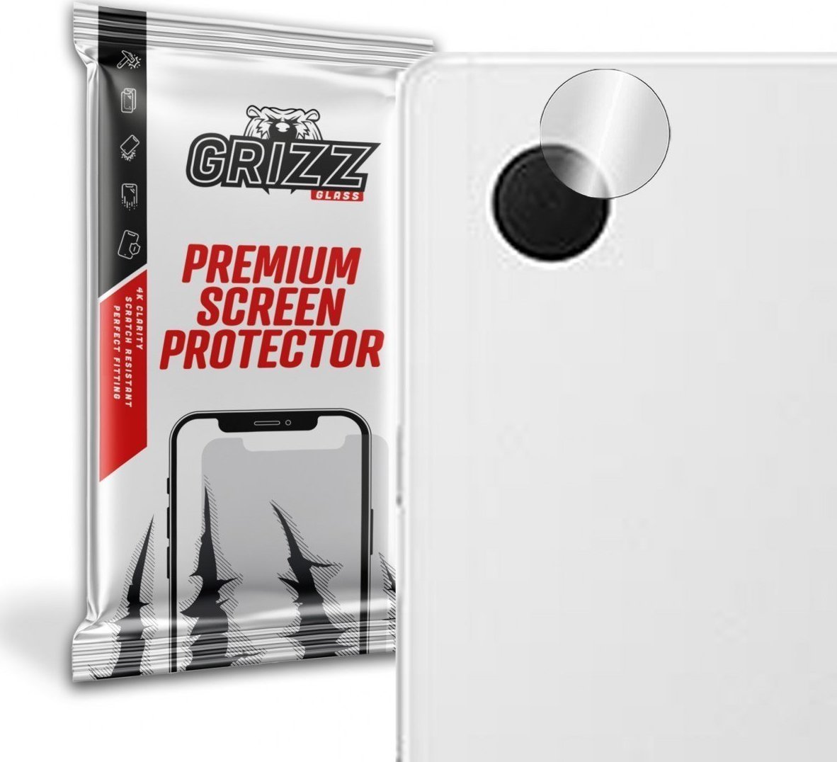 Folie de protectie pentru camera foto, GrizzGlass HybridGlass Sticla hibrida pentru camera foto pentru Samsung Galaxy Tab A8 10.5` (2021), Transparent