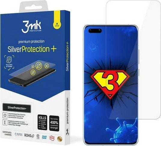 Folie de protectie 3MK Antimicrobiana Silver Protection + pentru Huawei Mate 40 Pro