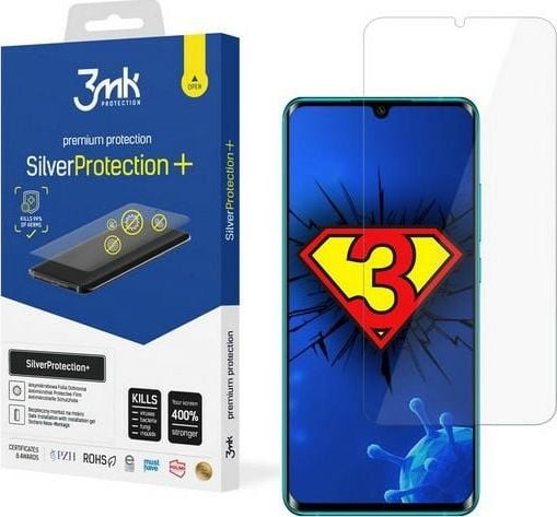 Folie de protectie 3MK Antimicrobiana Silver Protection + pentru Xiaomi Mi Note 10