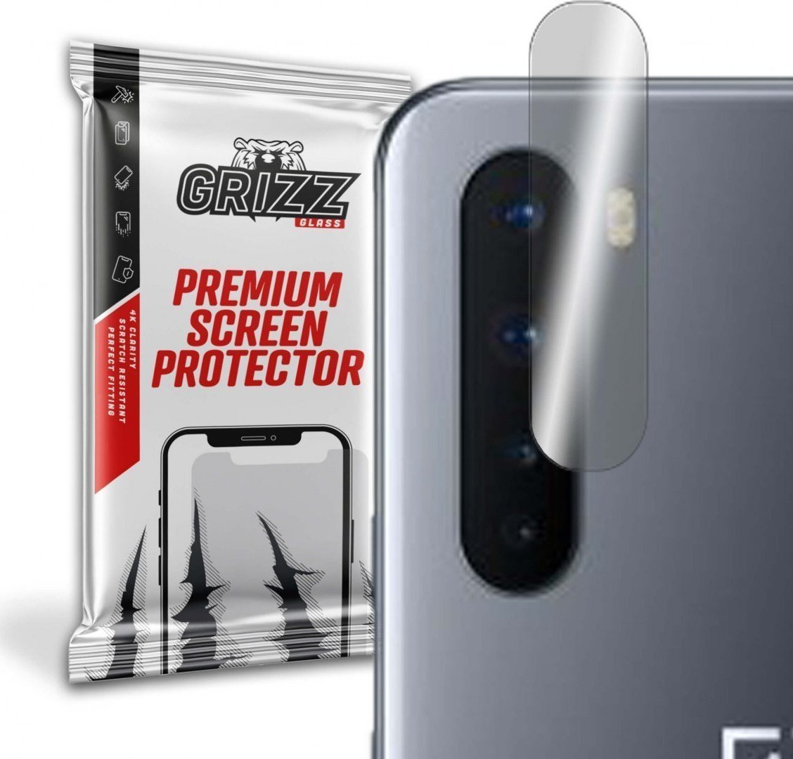 Folie de protectie camera foto, GrizzGlass HybridGlass Camera de sticla hibrida pentru OnePlus Nord 5G