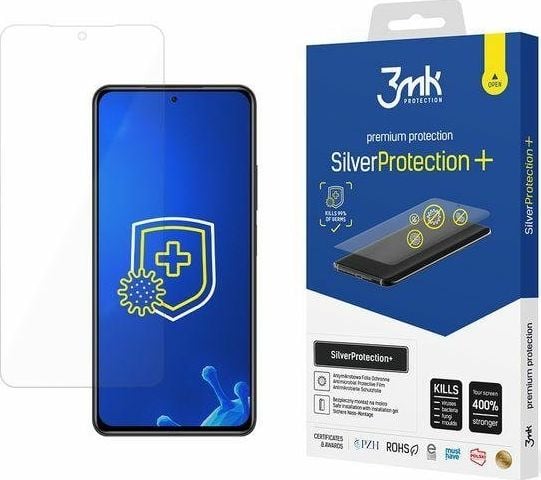 Folie de protectie de sticla antimicrobiana 3MK Silver Protection pentru smartphone Xiaomi Mi 11i 5G