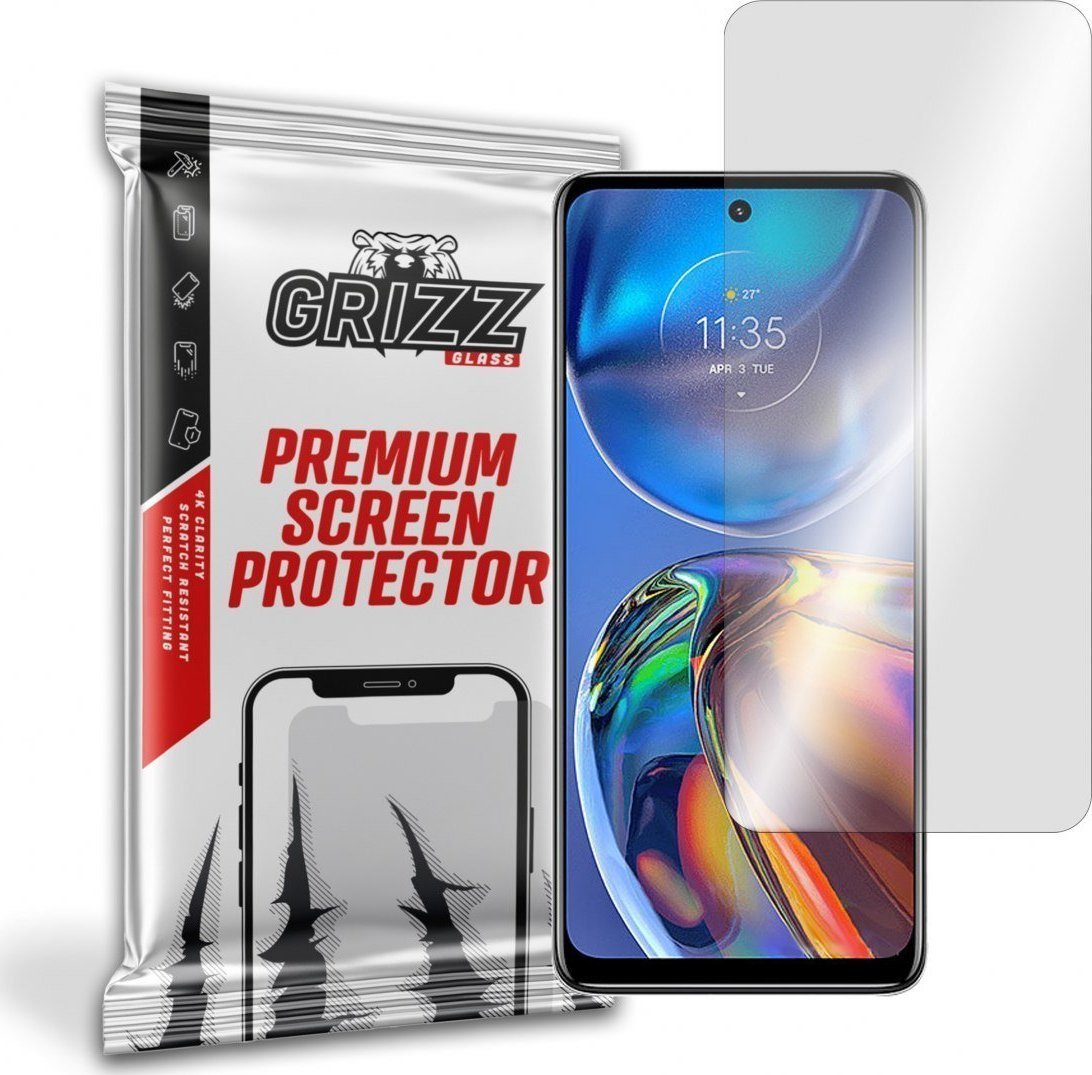 Folie de protectie fata GrizzGlass HydroFilm pentru Motorola Moto E32, Hidrogel, Transparent