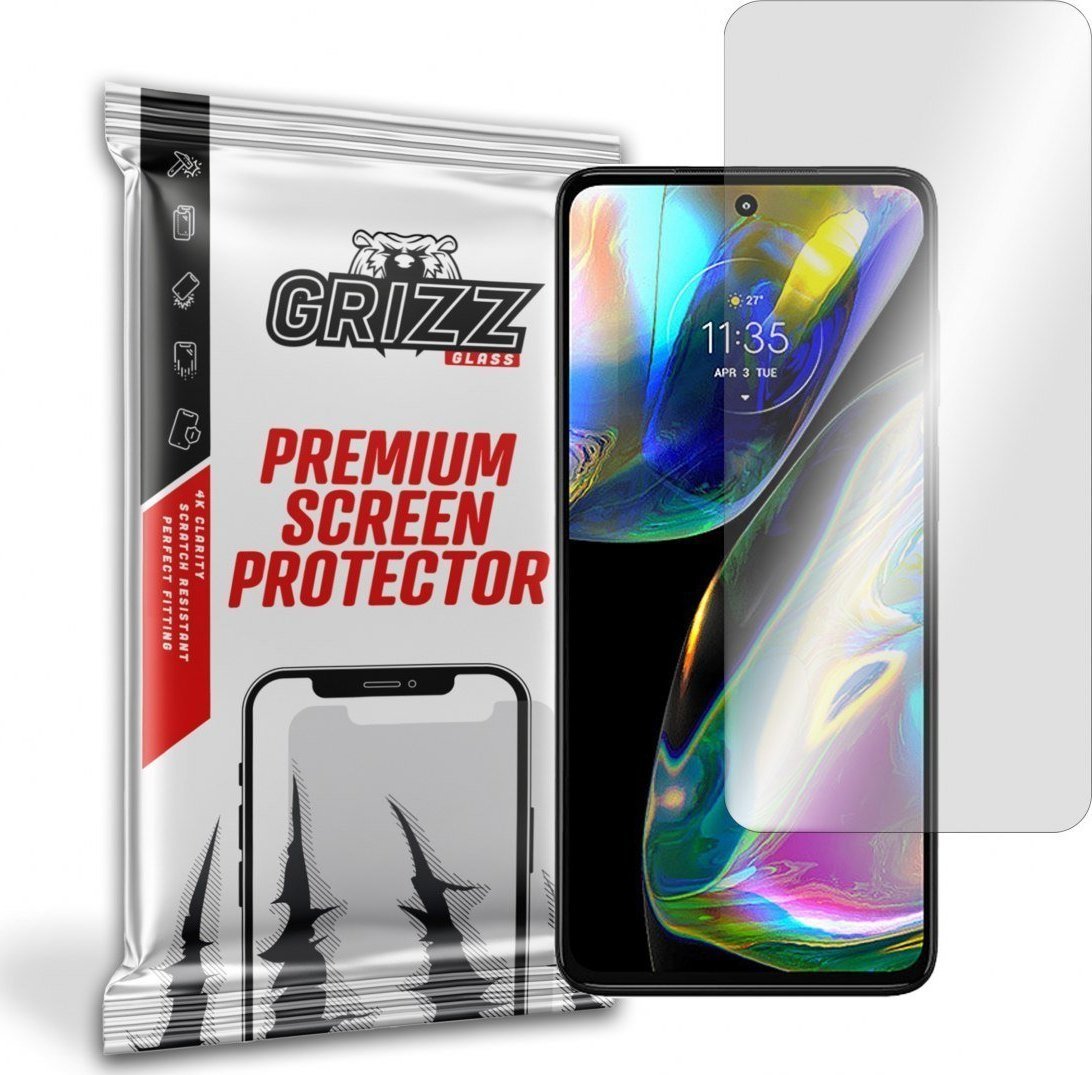 Folie de protectie fata GrizzGlass HydroFilm pentru Motorola Moto G82, Hidrogel, Transparent