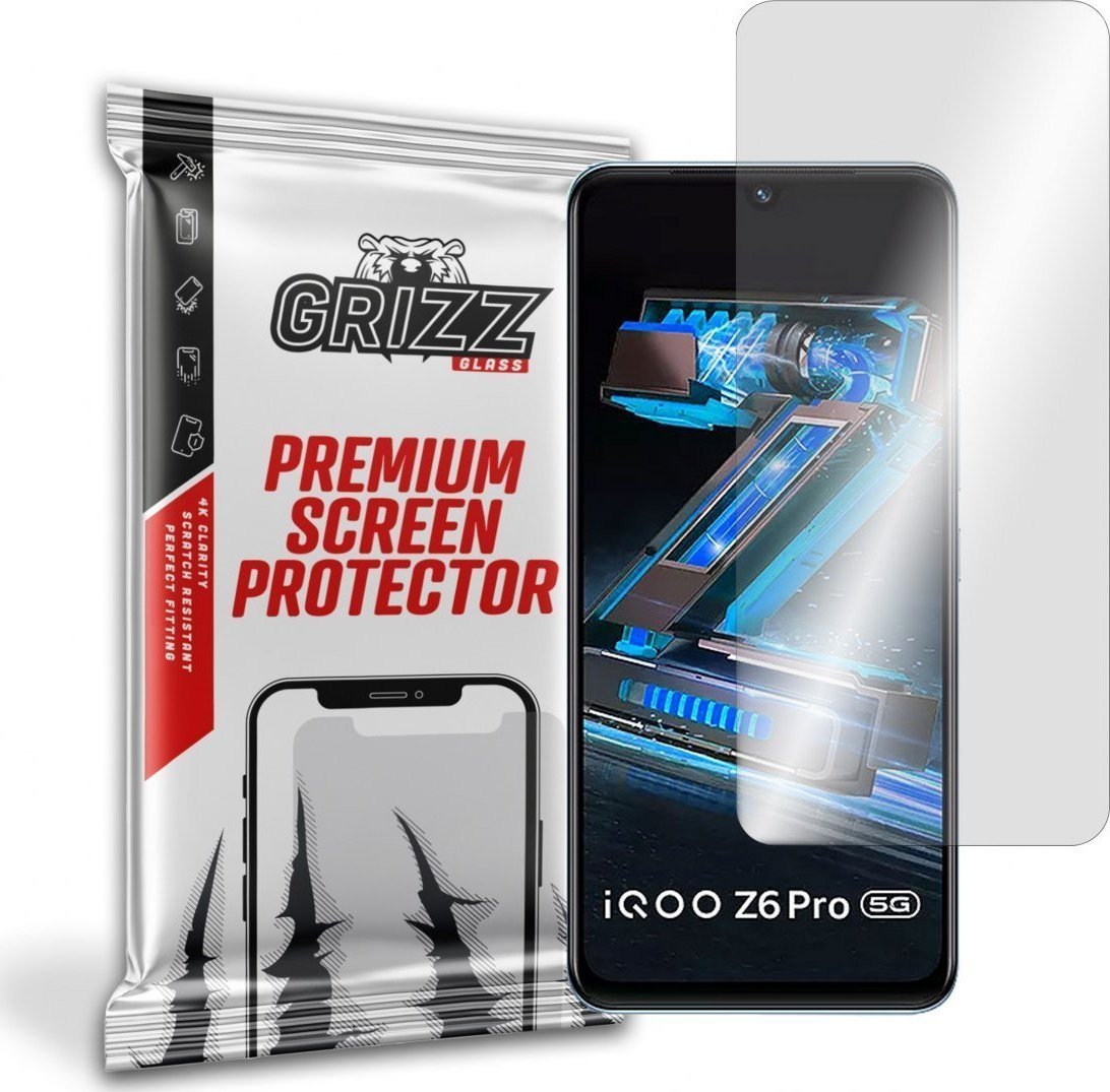 Folie de protectie fata GrizzGlass HydroFilm pentru Vivo iQOO Z6 Pro, Hidrogel, Transparent