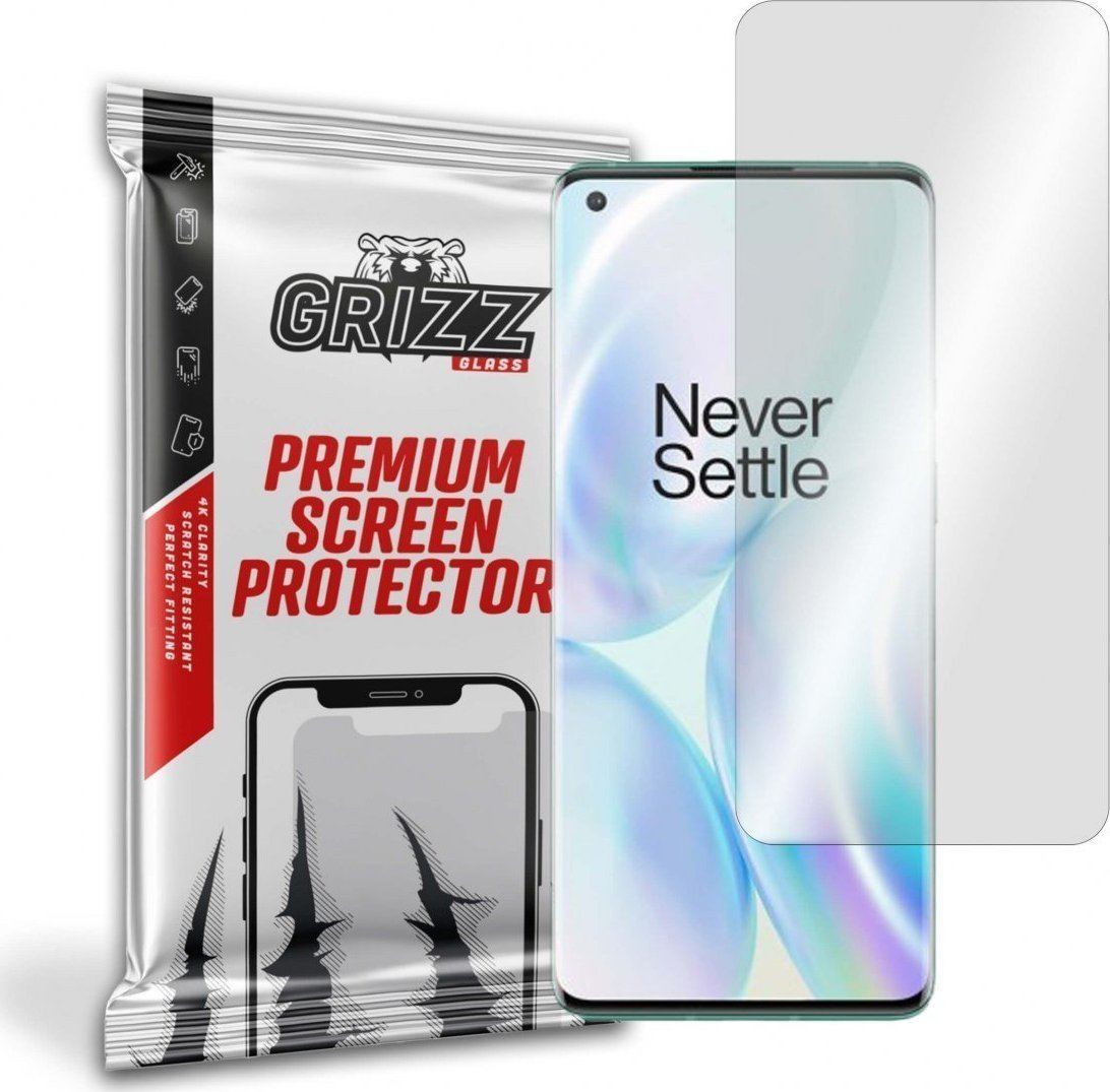 Folie de protectie Grizz Glass, Hydrogel, Compatibil OnePlus 8 Pro 5G, Transparent