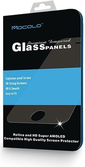 Folie de protectie Mocolo , Sticla securizata pentru Samsung Galaxy A6 2018, Alb/Transparent