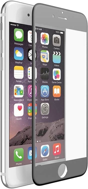 Folie de protectie X-Doria Arc Guard din sticla securizata pentru iPhone 7 Plus, 9H, Negru/Transparent