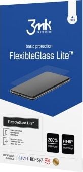 Folie ecran 3MK FlexibleGlass Lite, pentru Realme 8i, Structura hibrida, 6H, 0.16 mm, Transparent