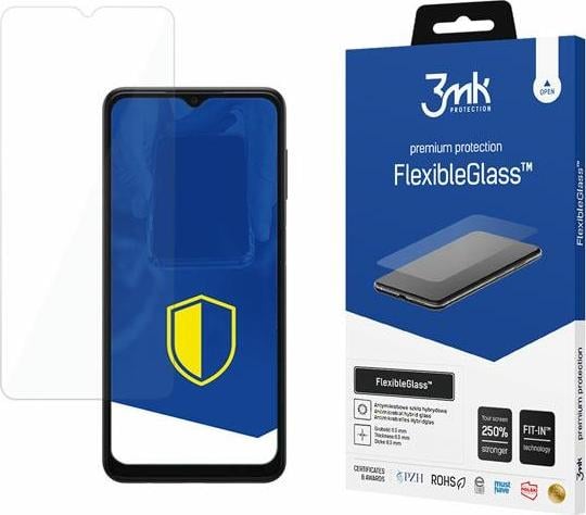 Folie ecran 3MK FlexibleGlass, pentru Samsung Galaxy A13 5G, Structura hibrida, 7H, 0.3 mm, Transparent