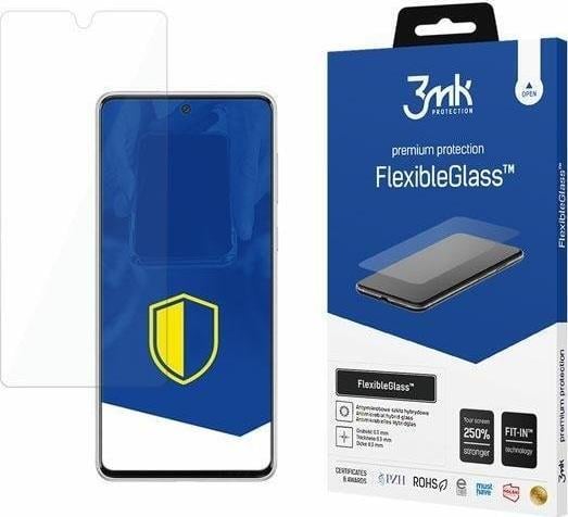 Folie ecran 3MK FlexibleGlass, pentru Samsung Galaxy A73 5G, Structura hibrida, 7H, 0.3 mm, Transparent