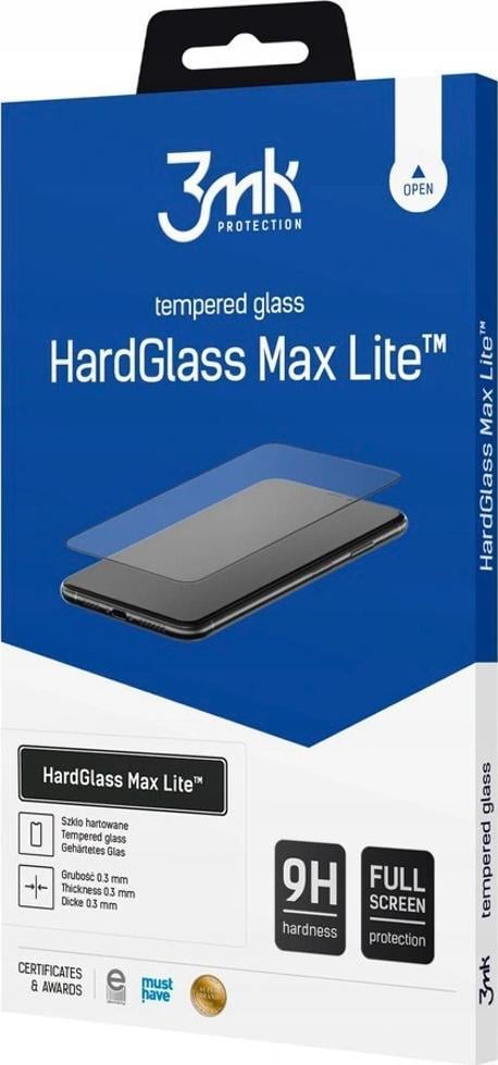 Folie ecran 3MK HardGlass Max Lite, pentru Nokia G11 / G21, Full Cover, Claritate HD, Negru