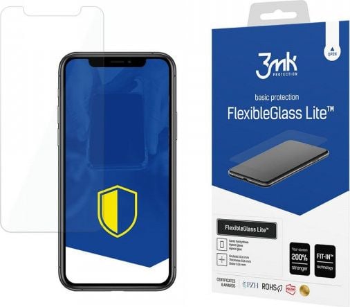 Folie Pentru iPhone 11 Pro, 3MK FlexibleGlass Lite, Flexibila