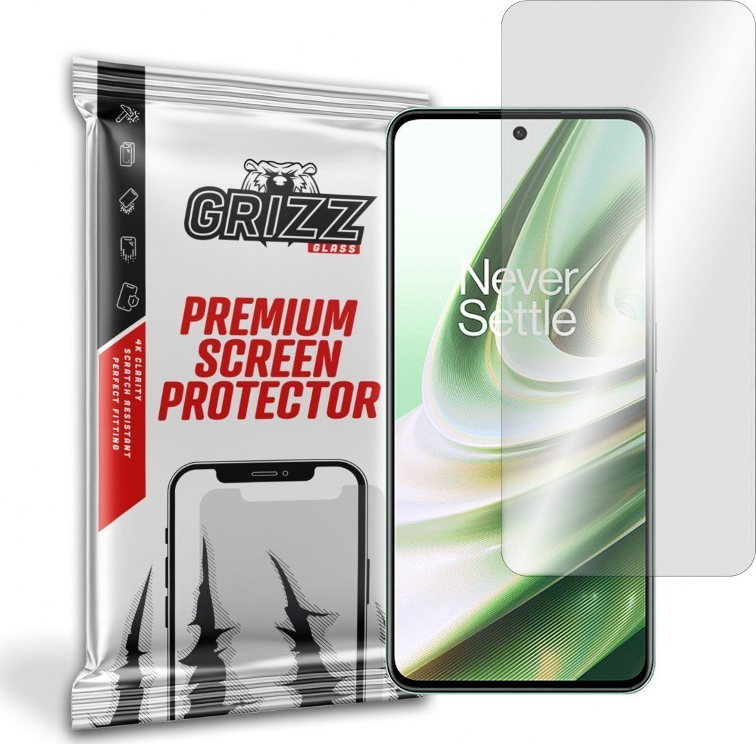 Folie protectie ecran GrizzGlass HybridGlass pentru OnePlus 10R, Transparent