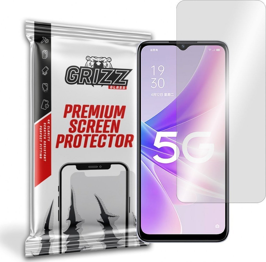 Folie protectie ecran GrizzGlass HydroFilm pentru Oppo A57 5G, Hidrogel, Transparent