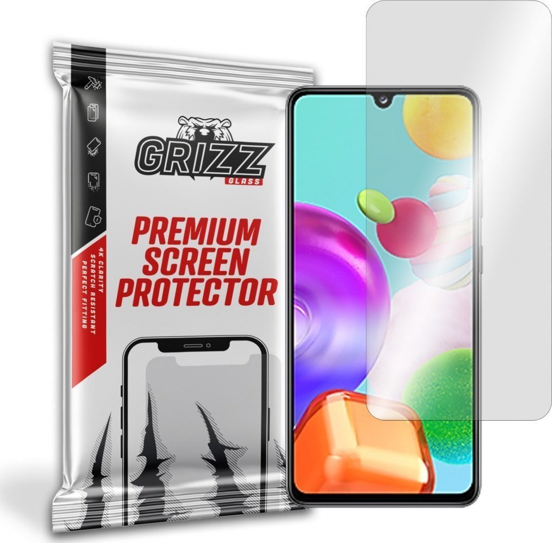 Folie protectie ecran GrizzGlass HydroFilm pentru Samsung Galaxy A41, Hidrogel, Transparent