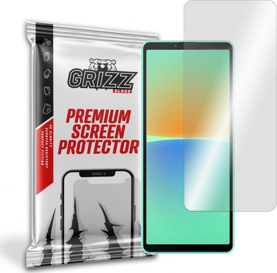 Folie protectie fata GrizzGlass HybridGlass pentru Sony Xperia 10 IV, Transparent