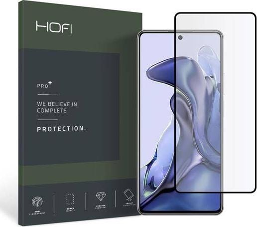 Folie protectie HOFI Full Cover Pro Tempered Glass 0.3mm compatibila cu Xiaomi 11T / 11T Pro Black