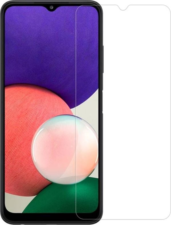 Folie protectie Nillkin, Sticla temperata, 9H, Compatibil cu Samsung Galaxy A22 5G, Transparent