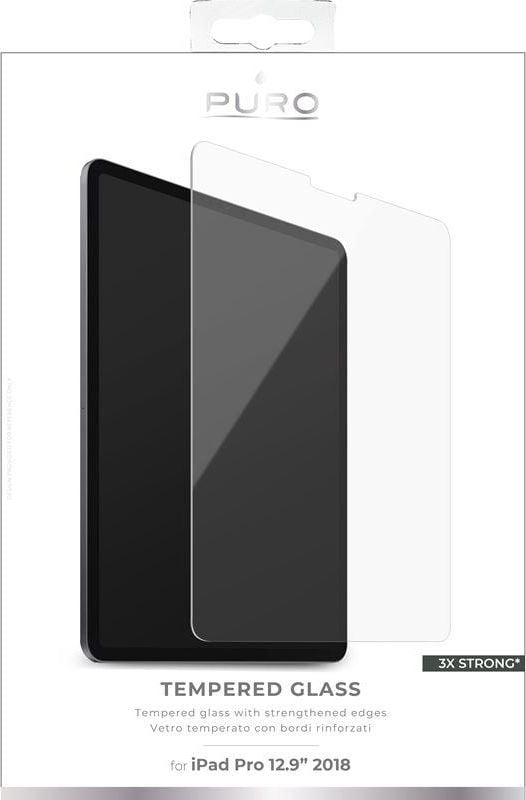 Folii protectie tablete - Folie protectie, Puro, tempered glass, iPad Pro 12.9 "