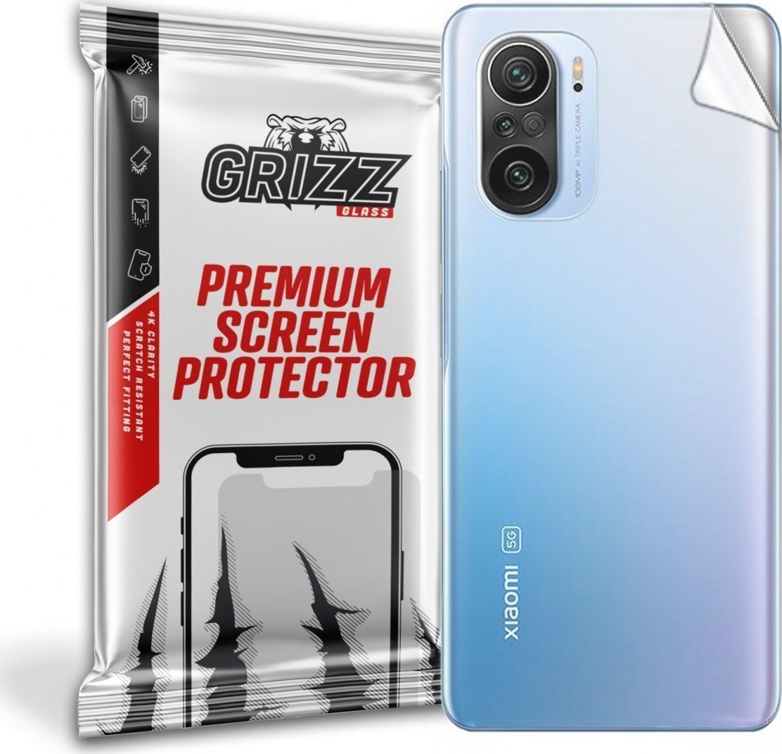 Folie protectie spate, GrizzGlass SatinSkin folie spate pentru Xiaomi Mi 11i 5G, Transparent