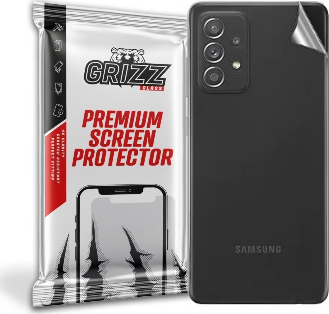 Folie protectie spate, GrizzGlass SatinSkin pentru Samsung Galaxy A52