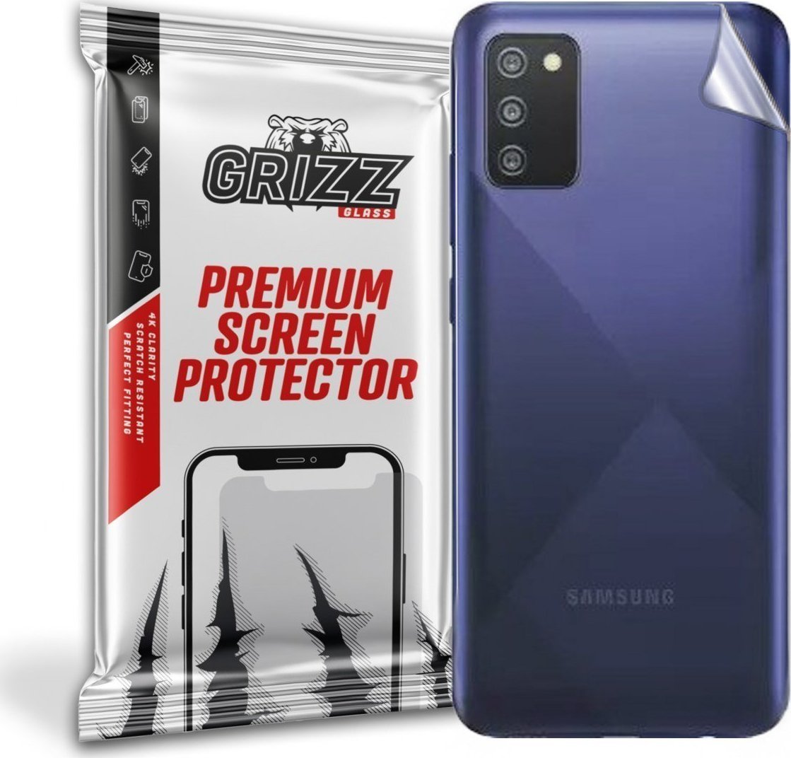 Folie protectie spate, GrizzGlass UltraSkin folie spate pentru Samsung Galaxy F02s, Transparent