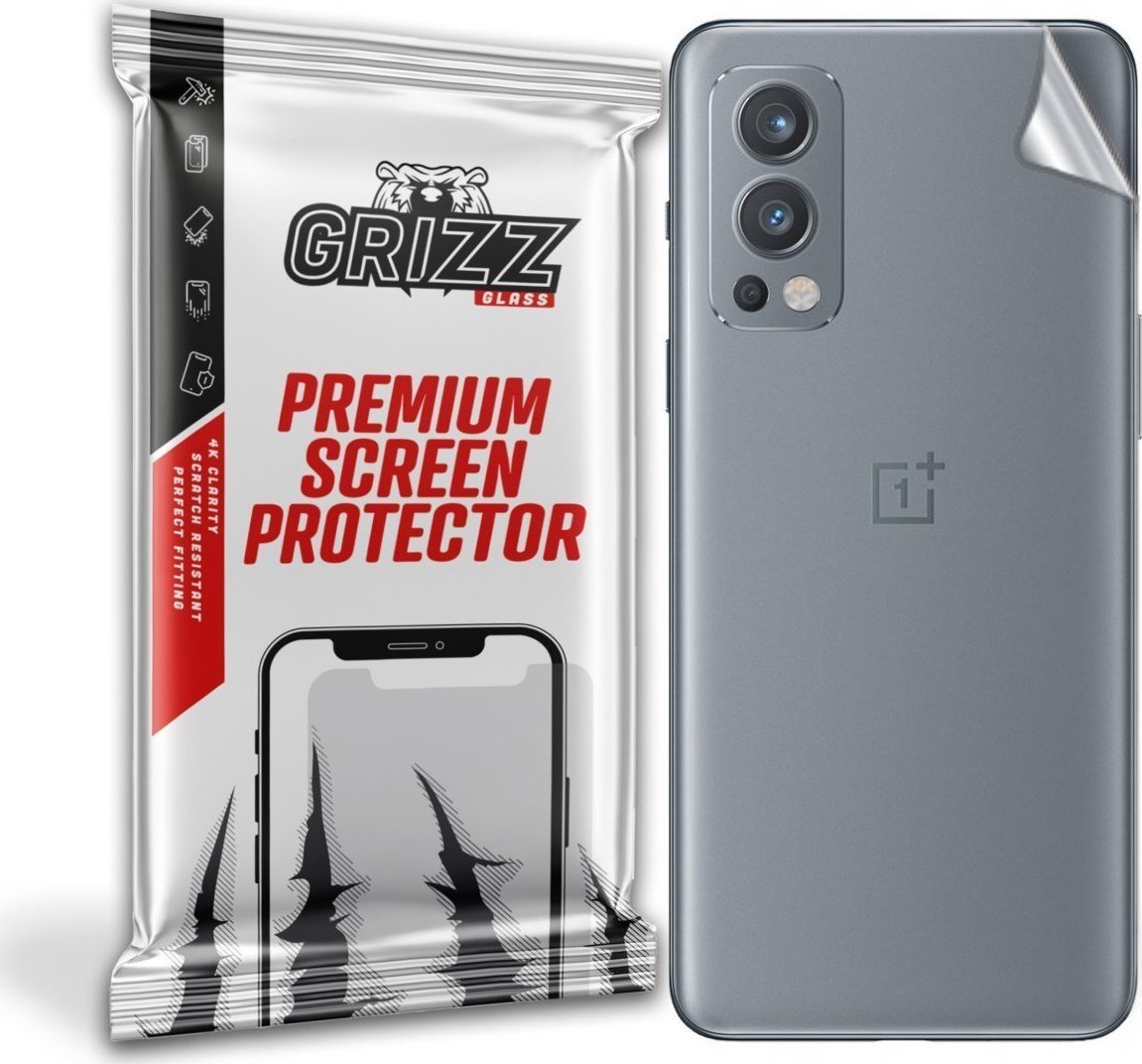 Folie protectie spate, GrizzGlass UltraSkin pentru OnePlus Nord 2