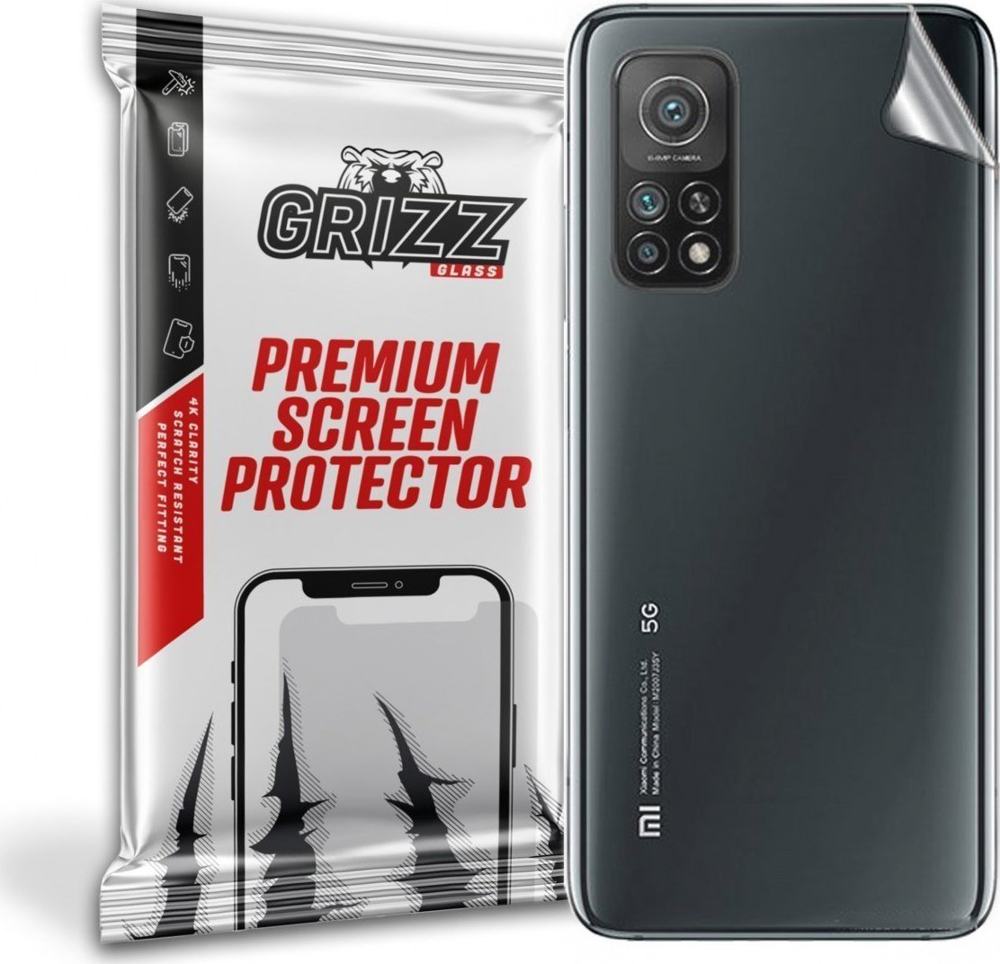 Folie protectie spate, GrizzGlass UltraSkin pentru Xiaomi Mi 10T Pro