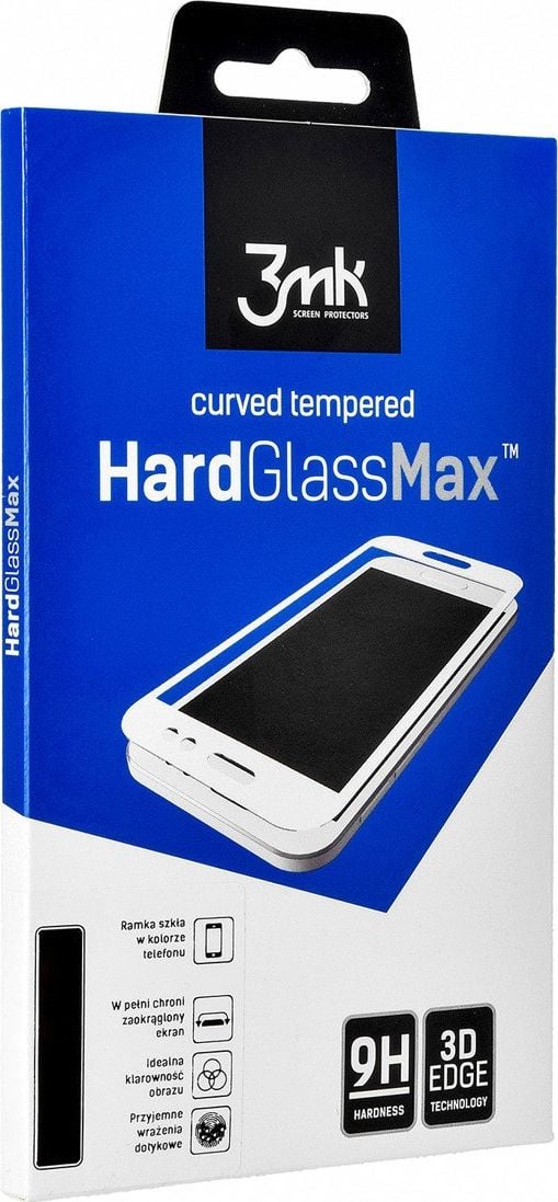 Folie Protectie Sticla 3MK HardGlass Max pentru iPhone 11 Pro Max (6.5`), 3D, Full Cover, Negru