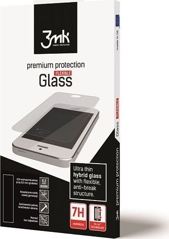 Folie Protectie Sticla Flexibila 3MK pentru Asus ROG Phone (ZS600KL), Structura Incasabila, 7H, 0.2 mm