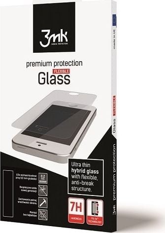 Folie Protectie Sticla Flexibila 3MK pentru Samsung Galaxy A40, Structura Incasabila, 7H, 0.2 mm