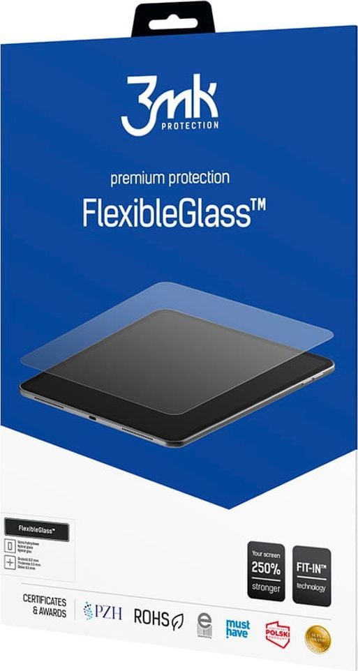 Folie Protectie Sticla Flexibila 3MK pentru Samsung Galaxy Tab A7 2020 (10.4`), SM-T500/T505, Structura Incasabila, 7H, 0.2 mm, Transparenta