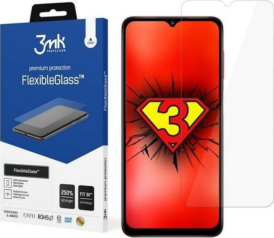 Folie protectie transparenta 3MK Flexible Glass compatibil cu Samsung Galaxy A12