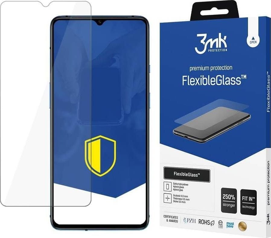 Folie protectie transparenta 3MK Flexible Glass compatibila cu Samsung Galaxy A22/M22 4G