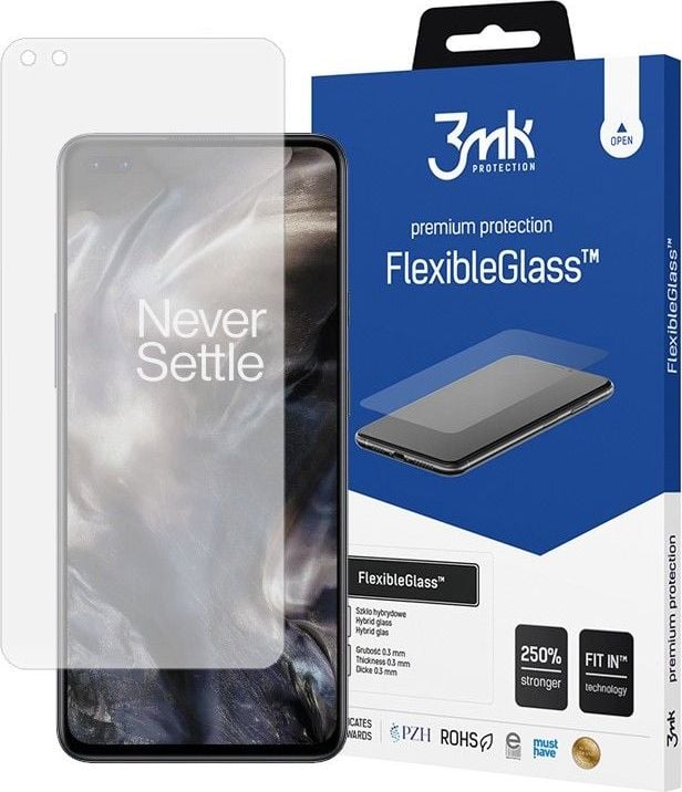 Folii protectie telefoane - Folie protectie transparenta 3MK Flexible Glass OnePlus Nord