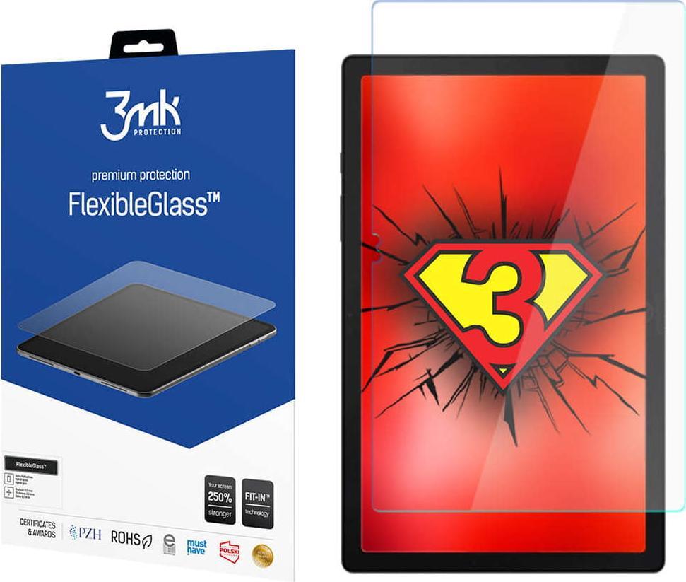 Folii protectie tablete - Folie Sticla 3MK FlexibleGlass, Pentru Samsung Galaxy Tab A8 (2021), 10.5 Inch, Transparenta - 54087