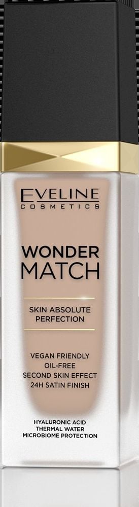 Fond de ten, Eveline Cosmetics, Wonder Match, 15 Natural, 30 ml