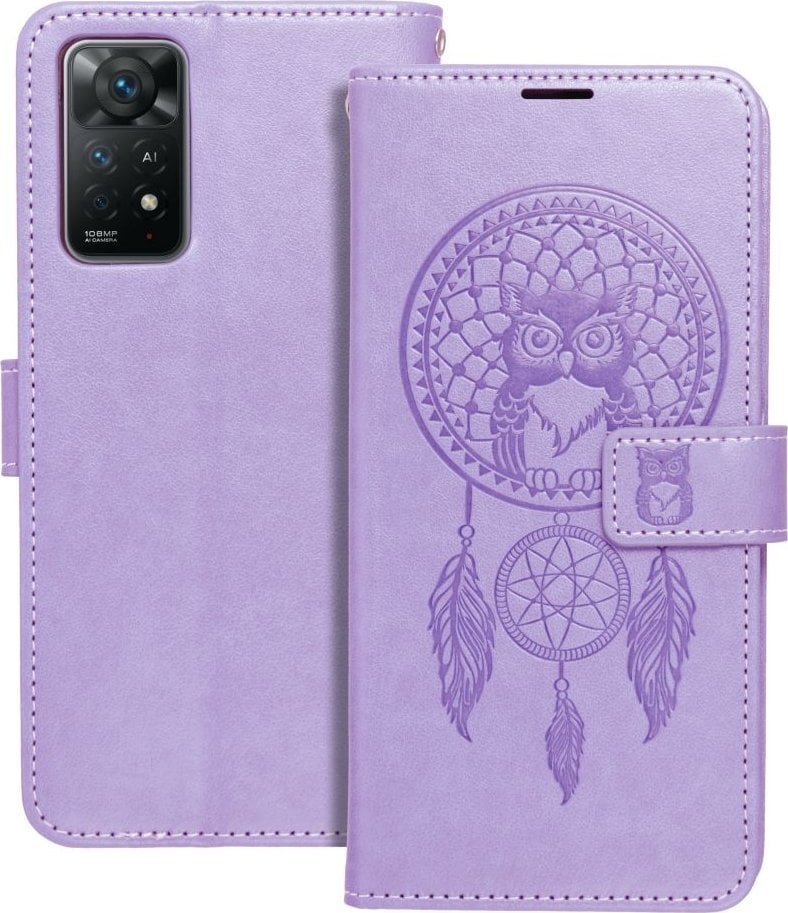 Toc de carte ForCell Forcell MEZZO pentru XIAOMI Redmi NOTE 11 PRO / 11 PRO 5G Dreamcatcher violet