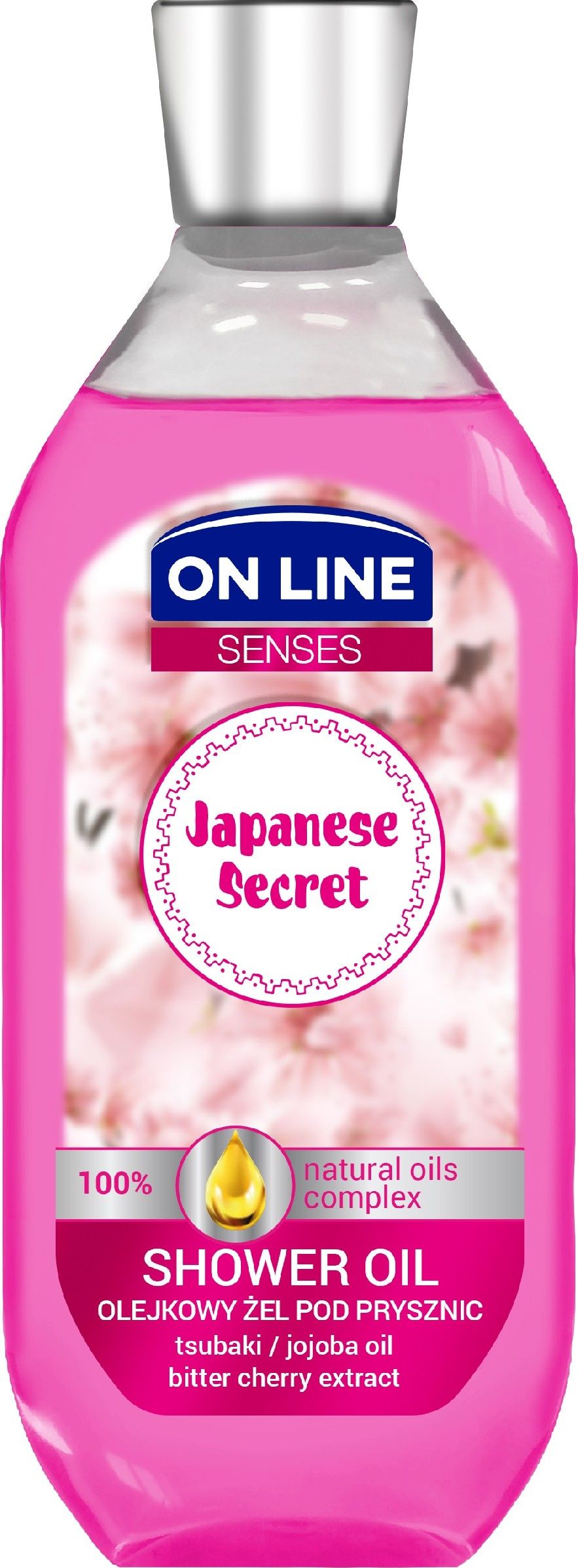 Ulei de dus ON LINE SENSES Japanese Secret, 500 ml