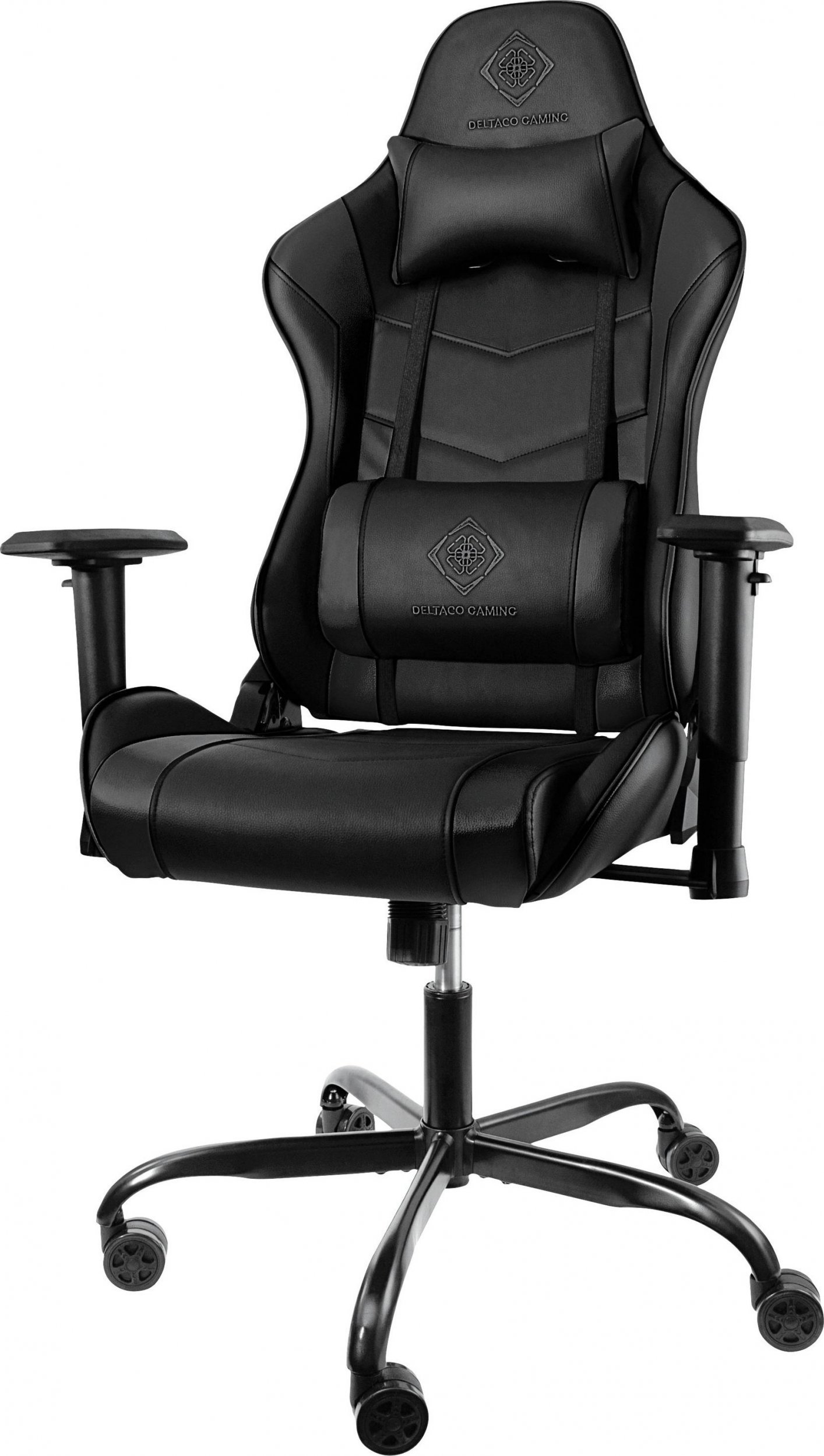 Fotel Deltaco Žaidimų kėdė Deltaco GAM-096 Gaming Chair, Juoda