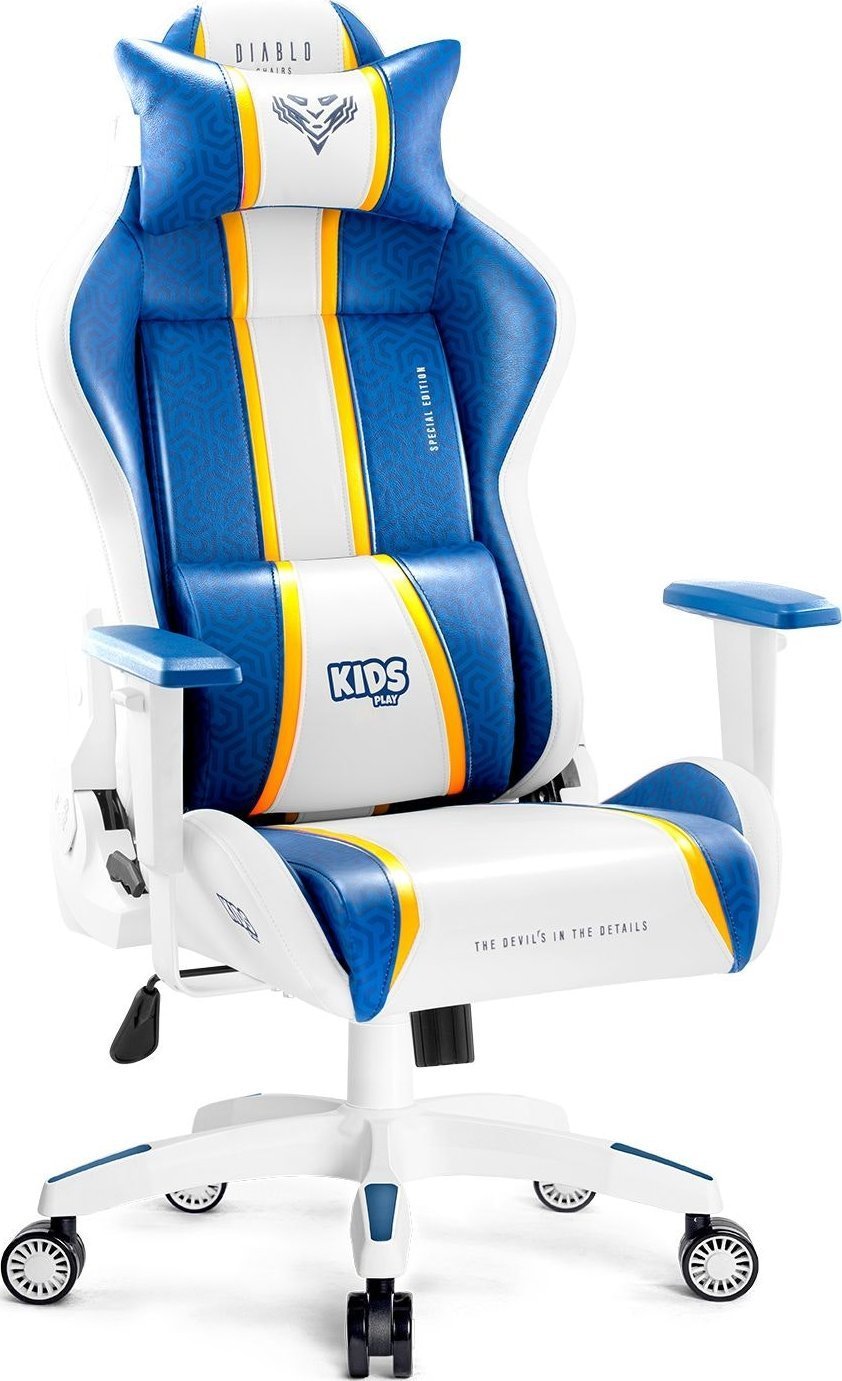 Fotoliu Diablo Chairs X-One 2.0 Aqua Blue Kids Size