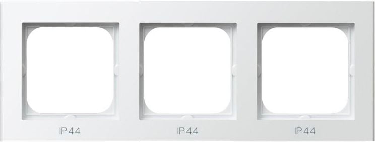 Frame cuplaje triple Sonata pentru IP-44 alb (RH-3R / 00)