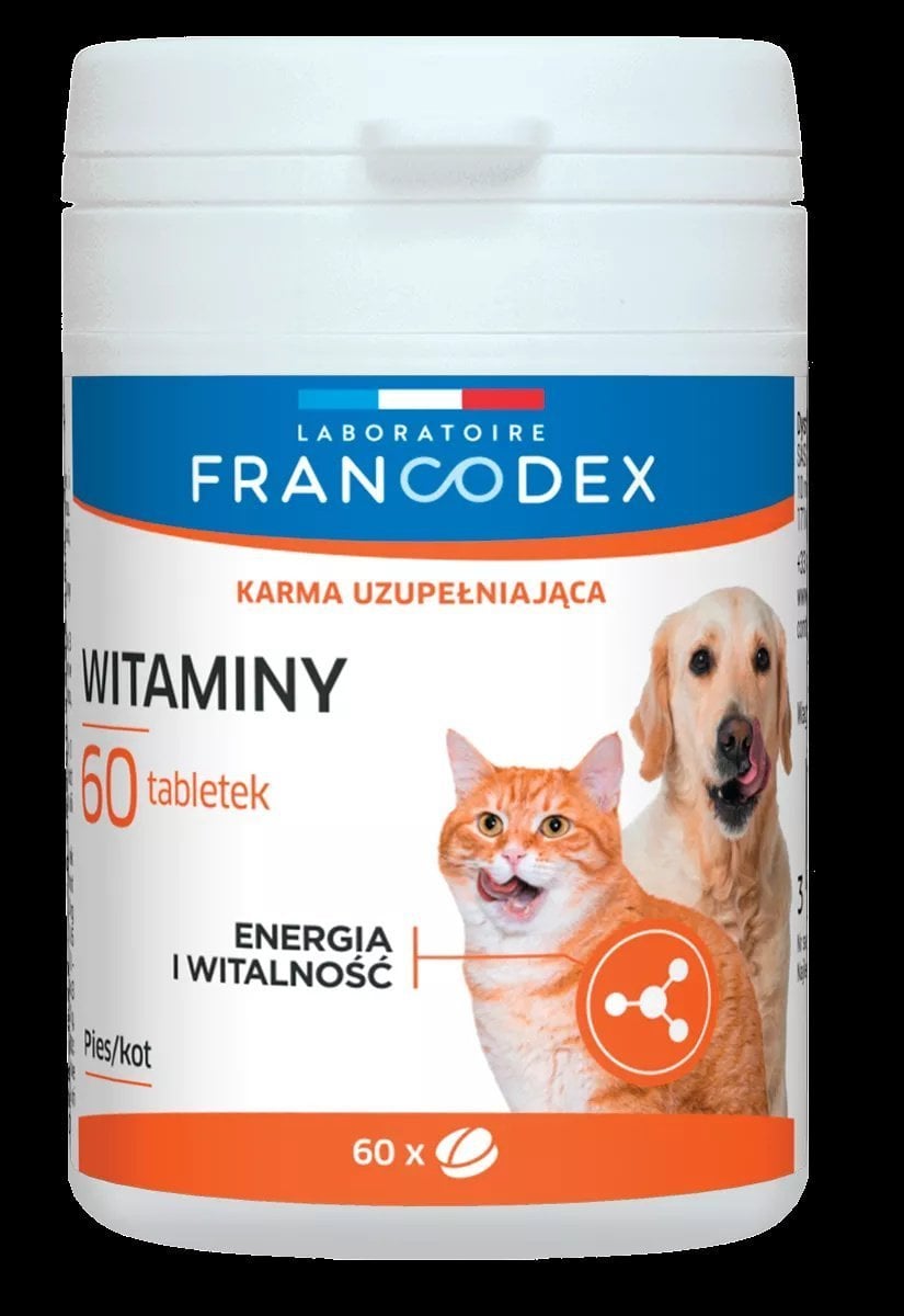 Francodex FRANCODEX PL Vitamine pentru câini și pisici 60 comprimate