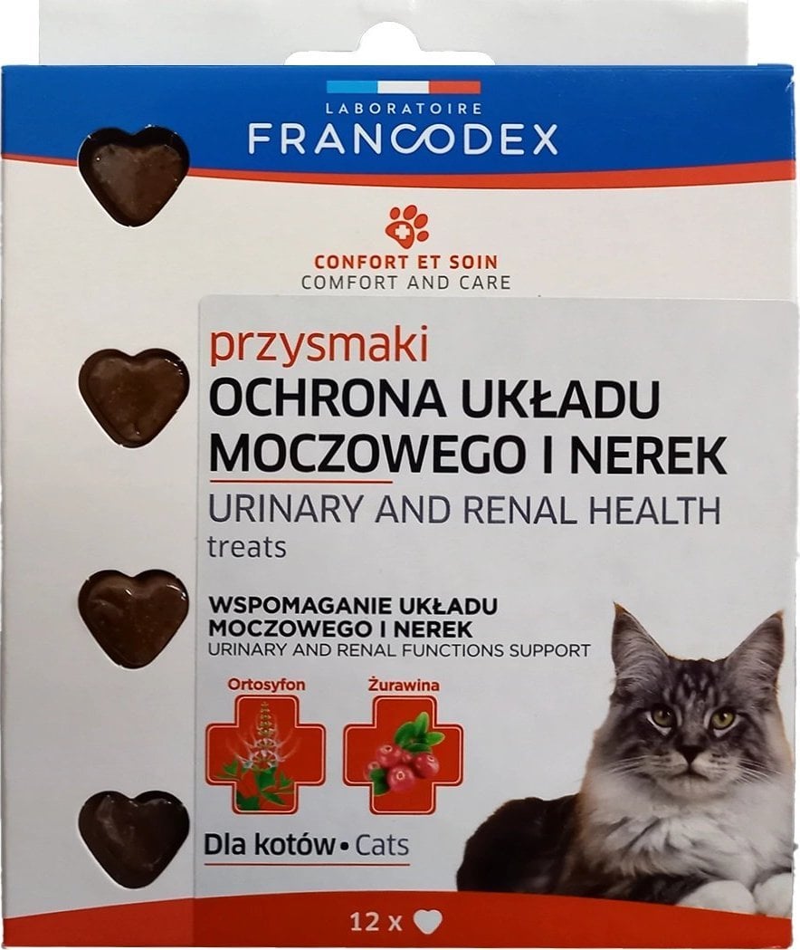 Francodex FRANCODEX Gustări sănătatea sistemului urinar și a rinichilor pentru pisici 12 buc.
