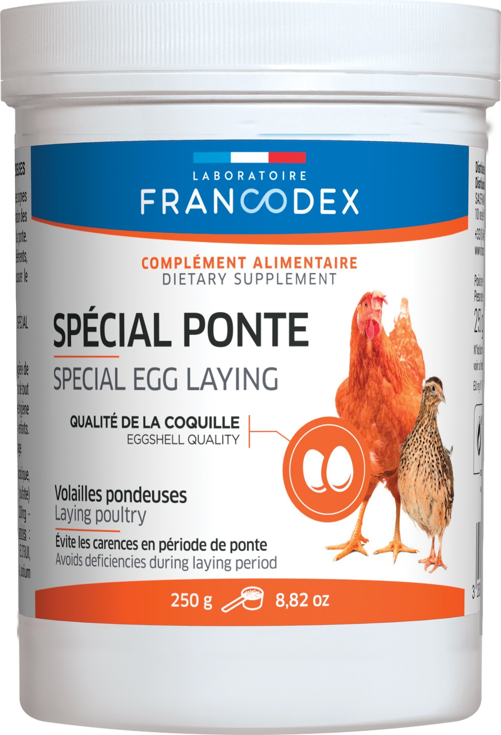 Francodex Preparat producție de ouă susținând găinile ouătoare 250g