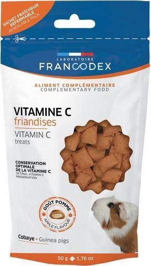 Gustări Francodex cu vitamina C pentru cobai 50 g
